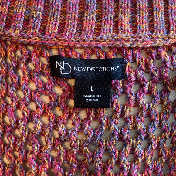 Duster Length Loose Knit Cardigan - Picture 7 of 11